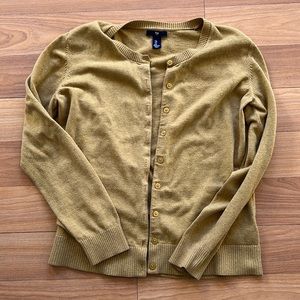 Brown/mustard Gap Cardigan